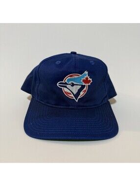 Vintage 90s Toronto Blue Jays Snapback Adult Blue One Size MLB Baseball Starter